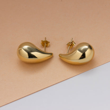 Dew Drop Earrings in 14K Solid Gold