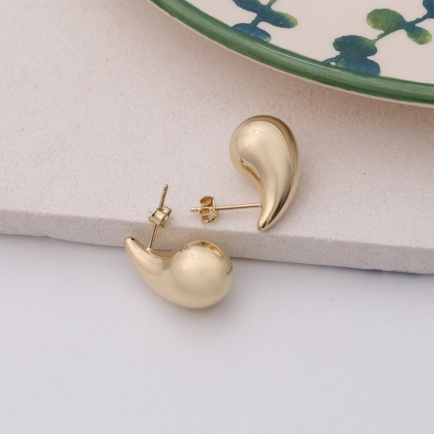 Dew Drop Earrings in 14K Solid Gold